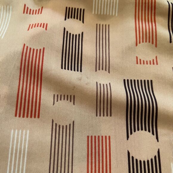 Vintage 70s Career Club Geometric Shirt M - Picture 7 of 7